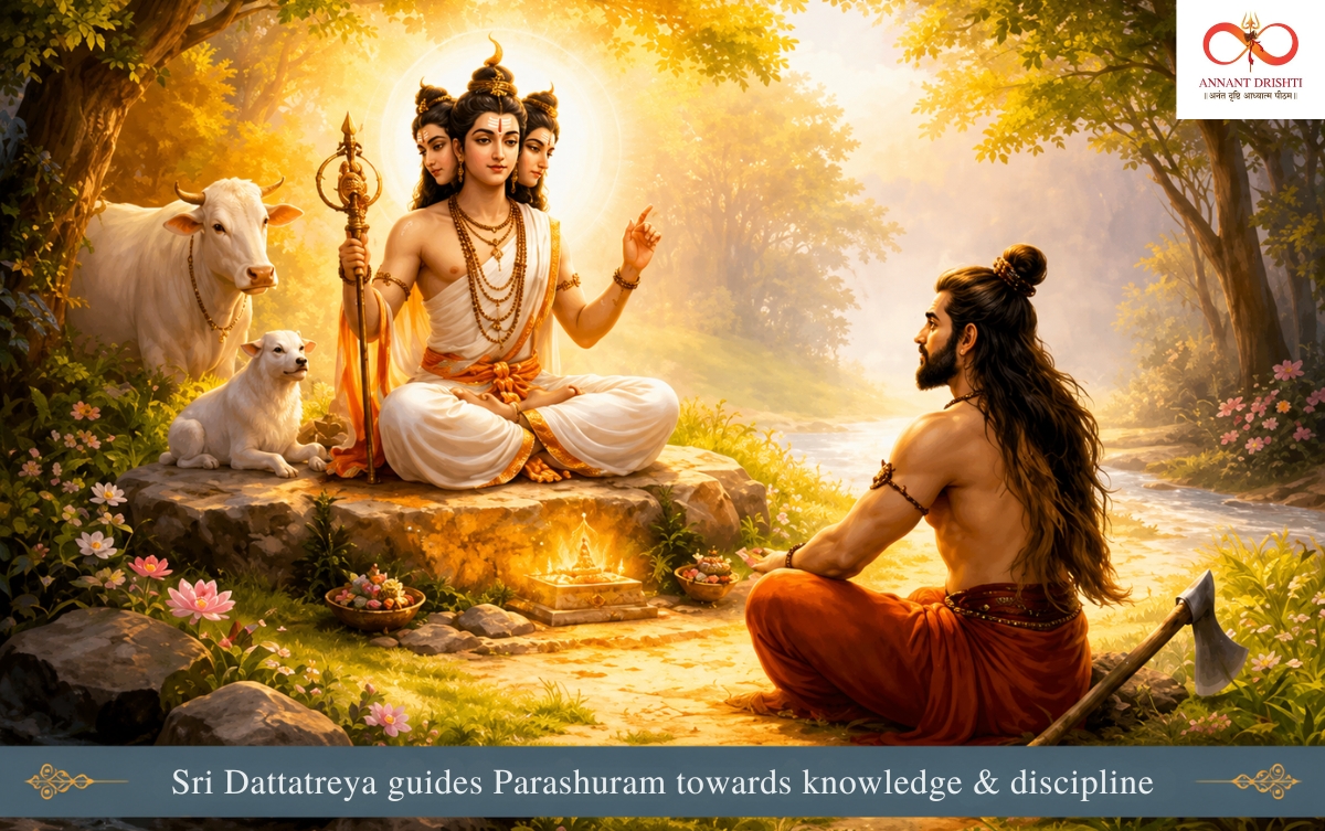Lord Parashurama, Lord Dattatreya, and the Wisdom of Tripura Rahasya