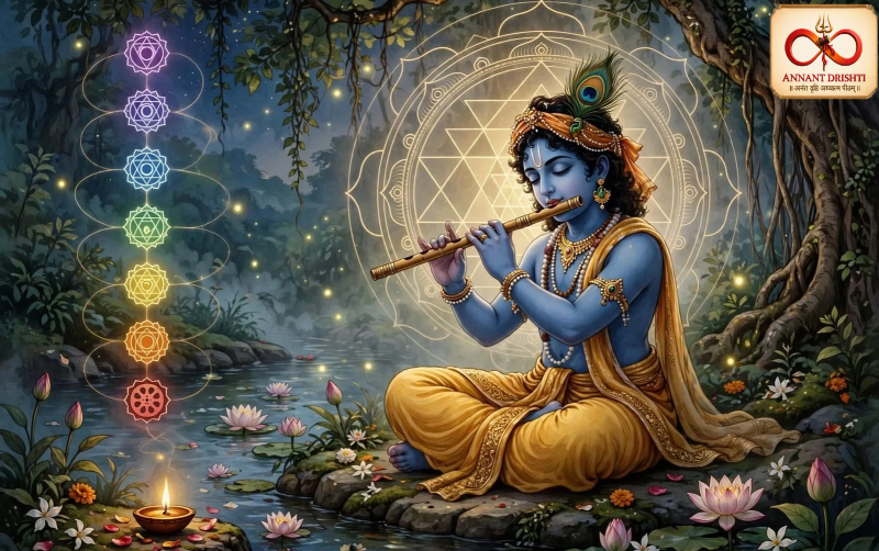 Krishna's flute is not an instrument it is a tantra